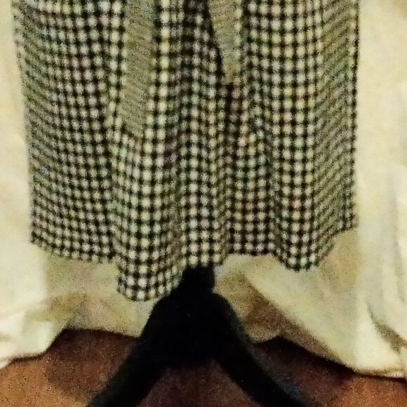 Black Gingham Dress - Picture 8 of 10